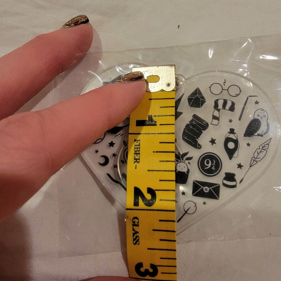 Harry Potter clear heart keychain - Picture 8 of 8